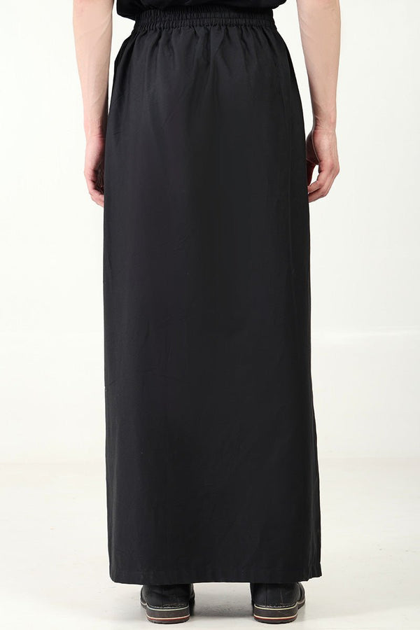 Men?? Cotton Twill Izar Pant - Black - EastEssence.com