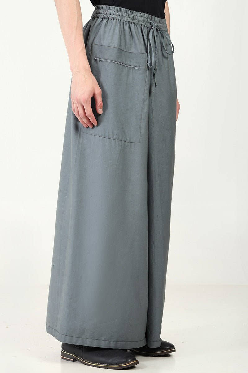 Men?? Cotton Twill Izar Pant - Grey - EastEssence.com