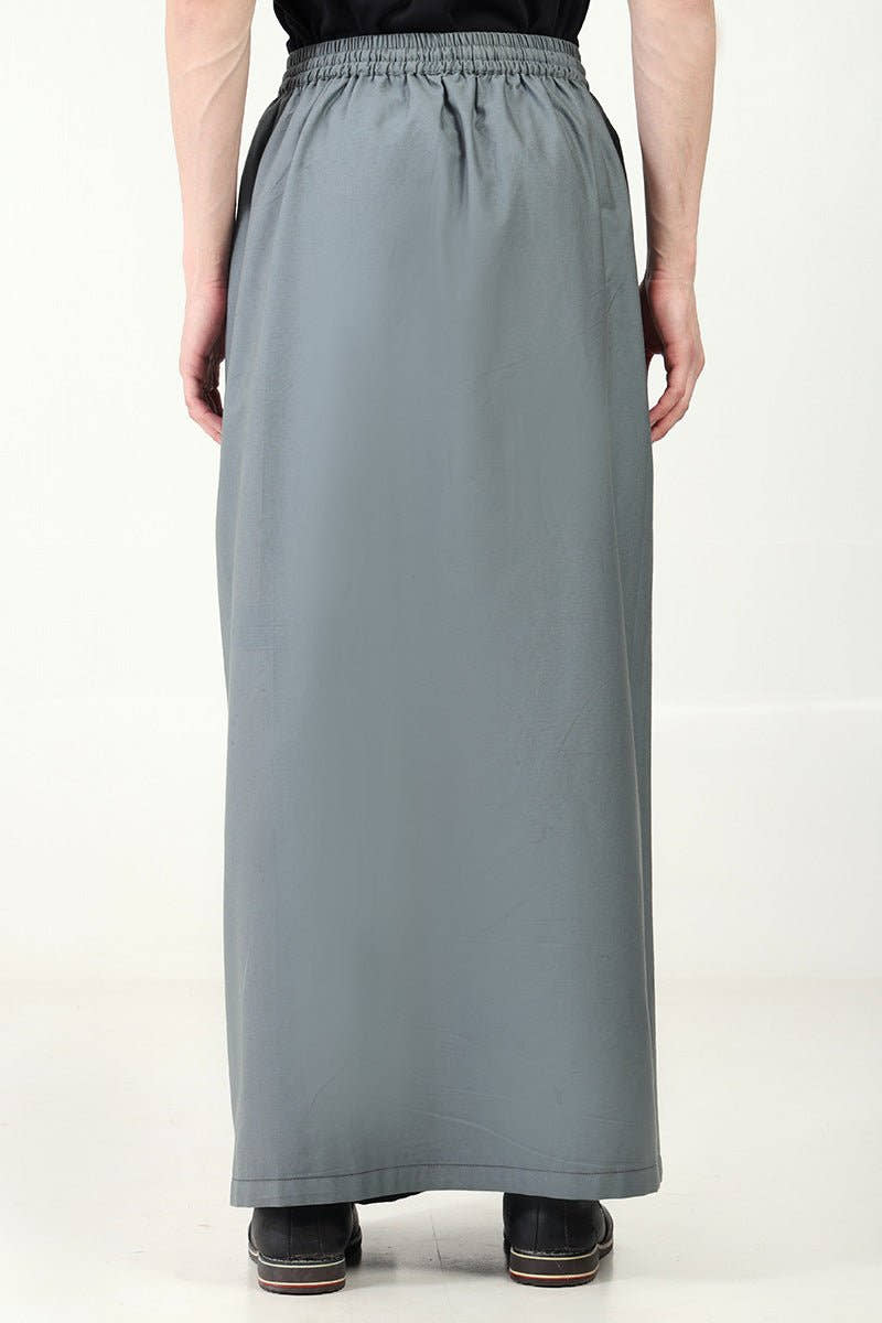 Men?? Cotton Twill Izar Pant - Grey - EastEssence.com
