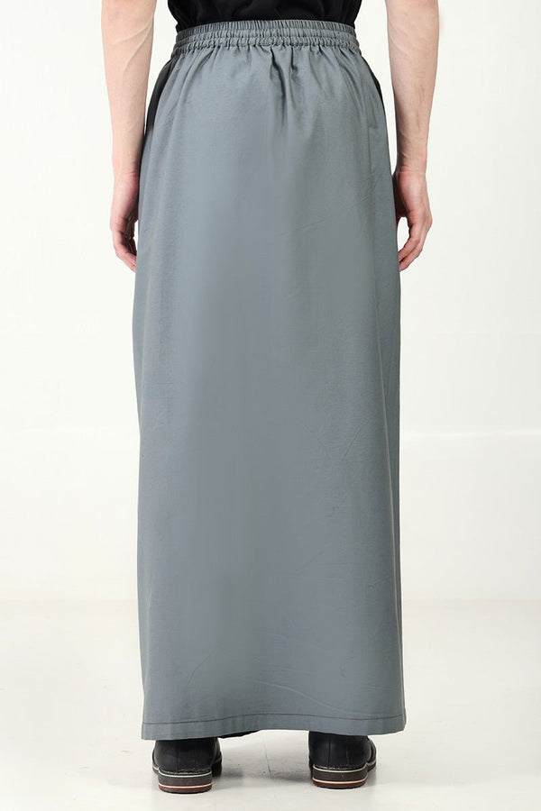 Men?? Cotton Twill Izar Pant - Grey - EastEssence.com