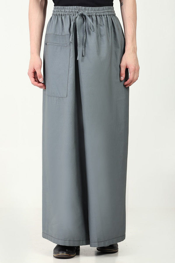 Men?? Cotton Twill Izar Pant - Grey - EastEssence.com