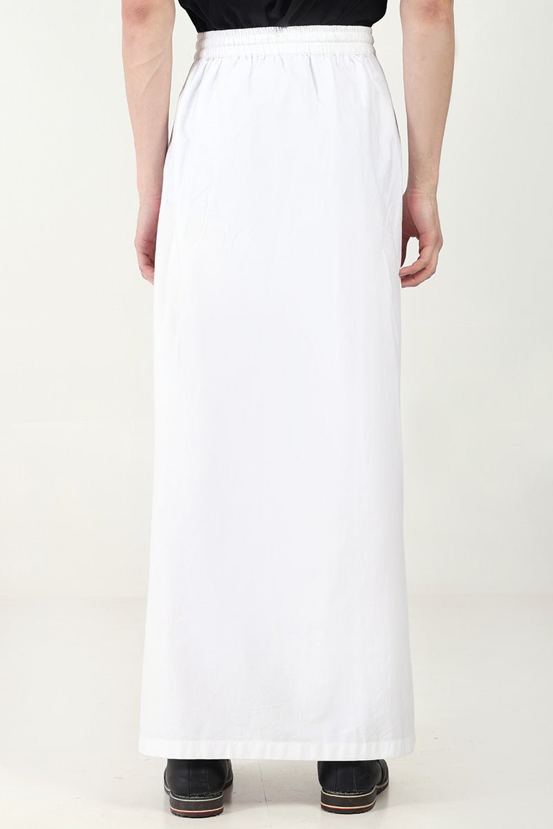 Men?? Cotton Twill Izar Pant - White - EastEssence.com