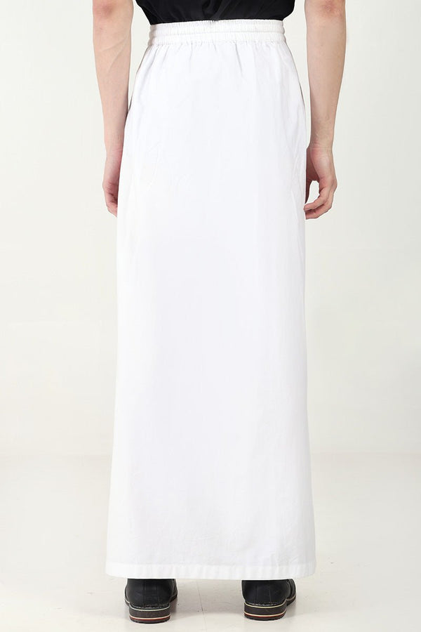 Men?? Cotton Twill Izar Pant - White - EastEssence.com