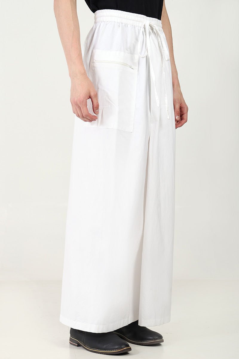 Men?? Cotton Twill Izar Pant - White - EastEssence.com