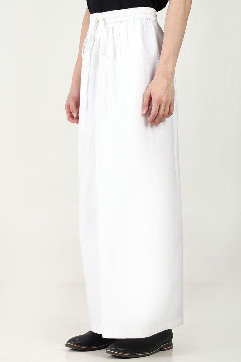 Men?? Cotton Twill Izar Pant - White - EastEssence.com