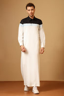 Men’s Poly Cotton Sports Thobe with Collared Neck & Side Pockets - EastEssence.com