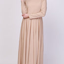 MODERN CREPE FLARED ABAYA - EastEssence.com