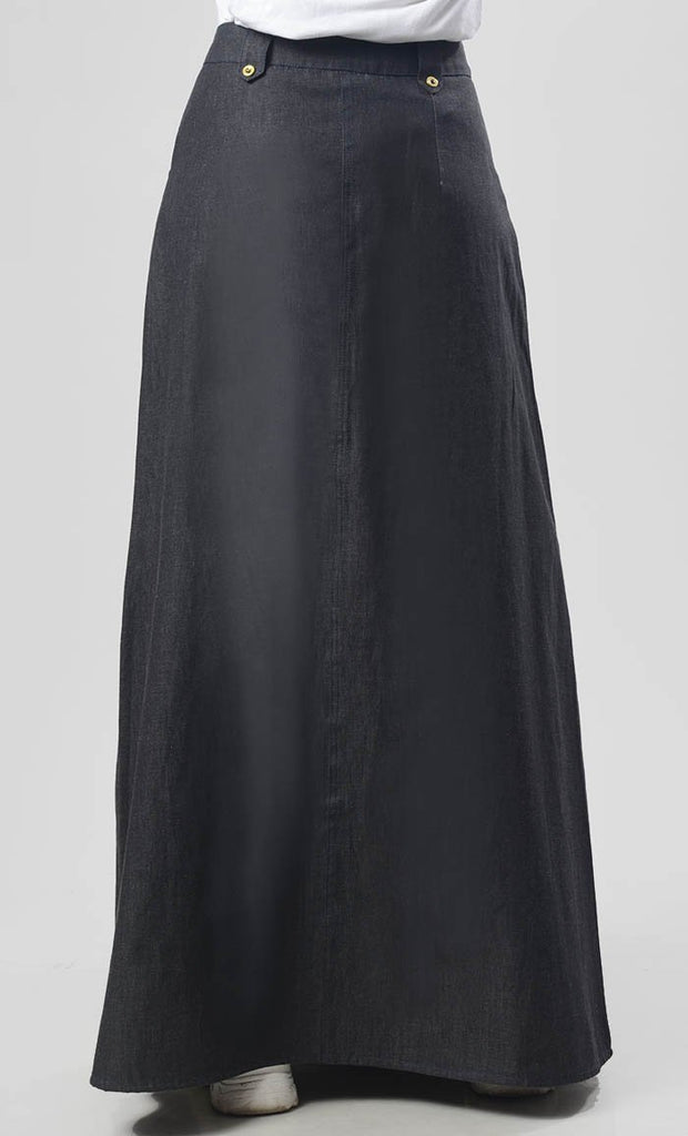 Modest Denim Everyday Wear Skirt - Final Sale - EastEssence.com