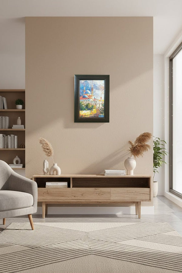 Mosque Minimalist modern Islamic canvas wall decor 4*6in - EastEssence.com