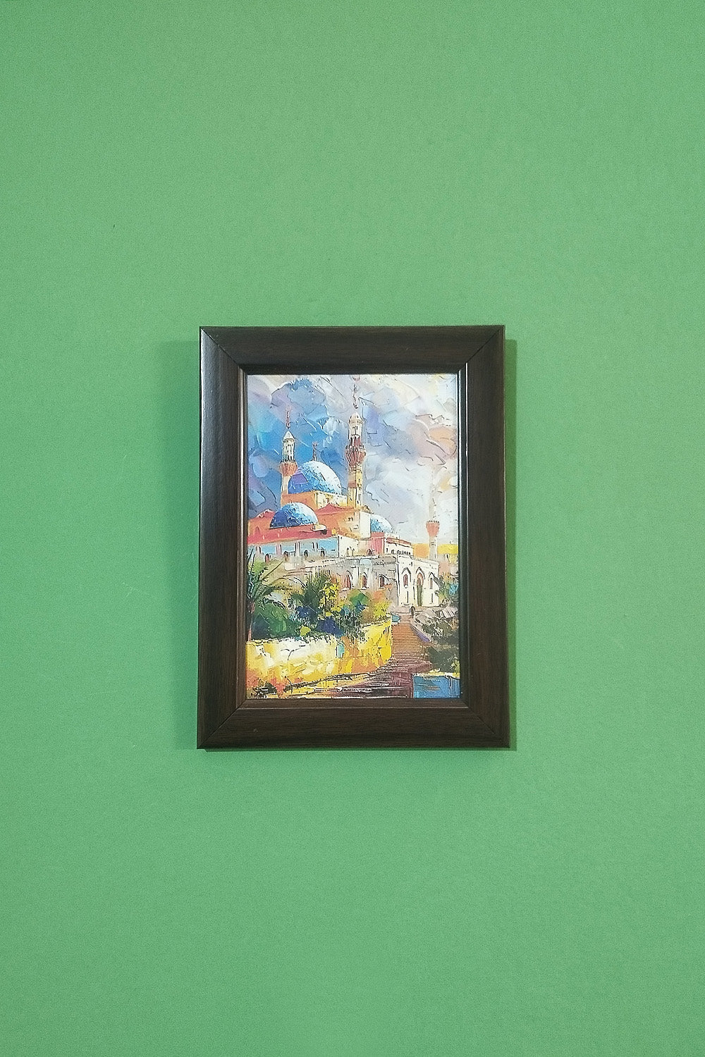 Mosque Minimalist modern Islamic canvas wall decor 4*6in - EastEssence.com