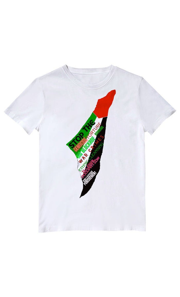 Never Again: Stop Genocide Printed T - Shirt - EastEssence.com