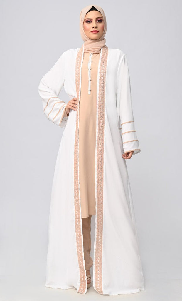 New Summer Cool Islamic Lace Intricate 3PC Set - Final Sale - EastEssence.com