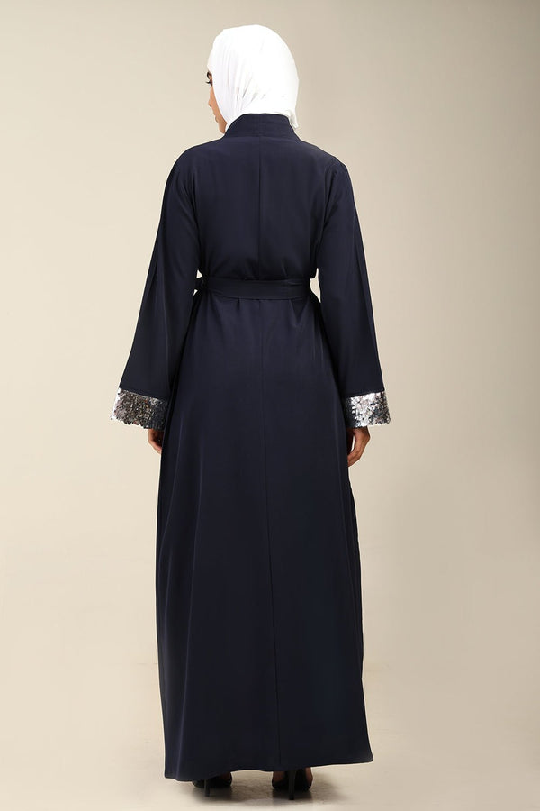 Nida A - Line Shrug with Separate Inner Lining & Belt - EastEssence.com