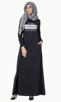 One ummah one body baisc Abaya dress - EastEssence.com
