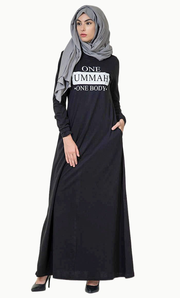 One ummah one body baisc Abaya dress - EastEssence.com