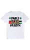 Peace for Palestine Logo Printed T-shirt