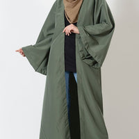 Plain Kashibo Bisht Duster - EastEssence.com