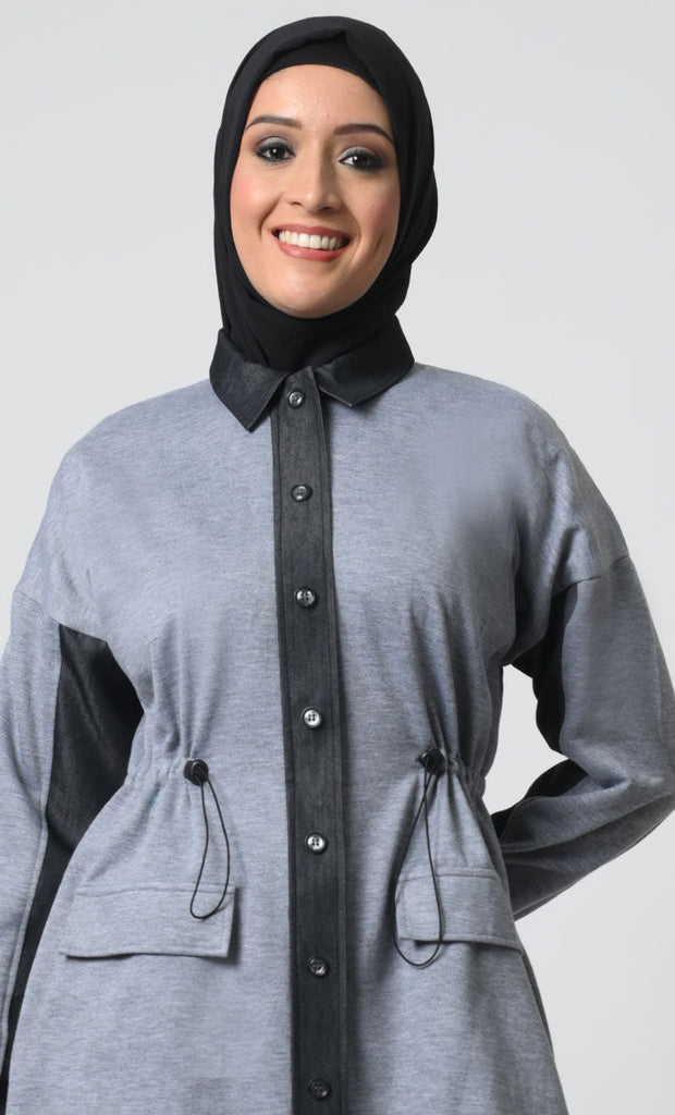 Polyester Fleece Tunic for winters - EastEssence.com