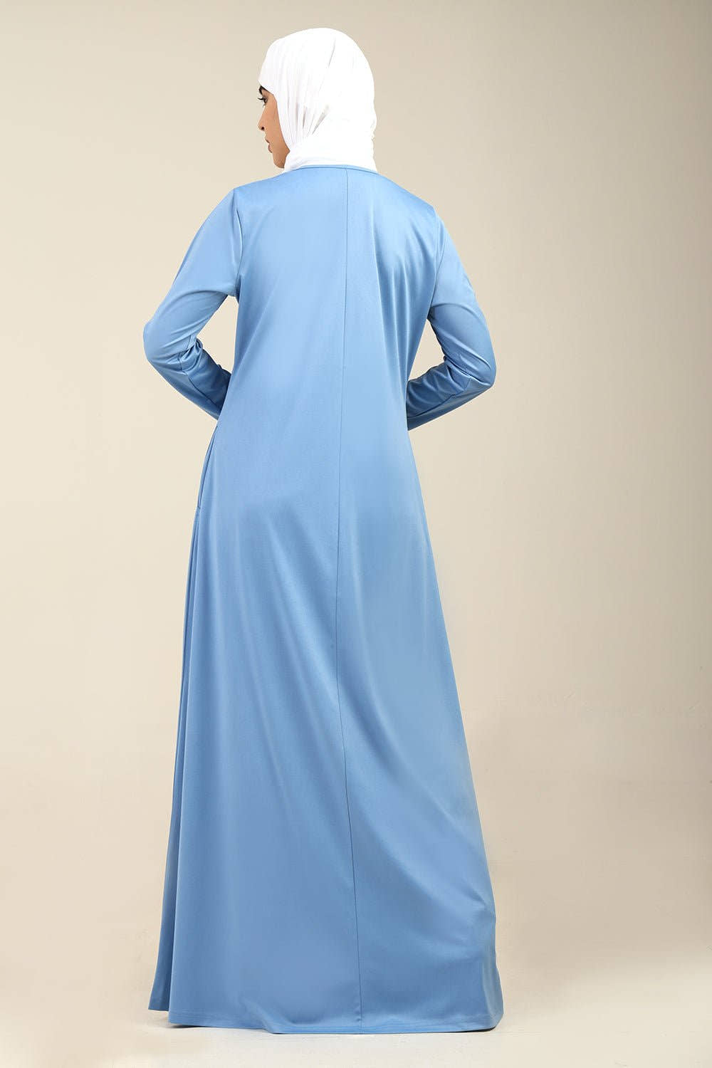 Polyknit A - Line Full Sleeve Uniform Abaya - EastEssence.com
