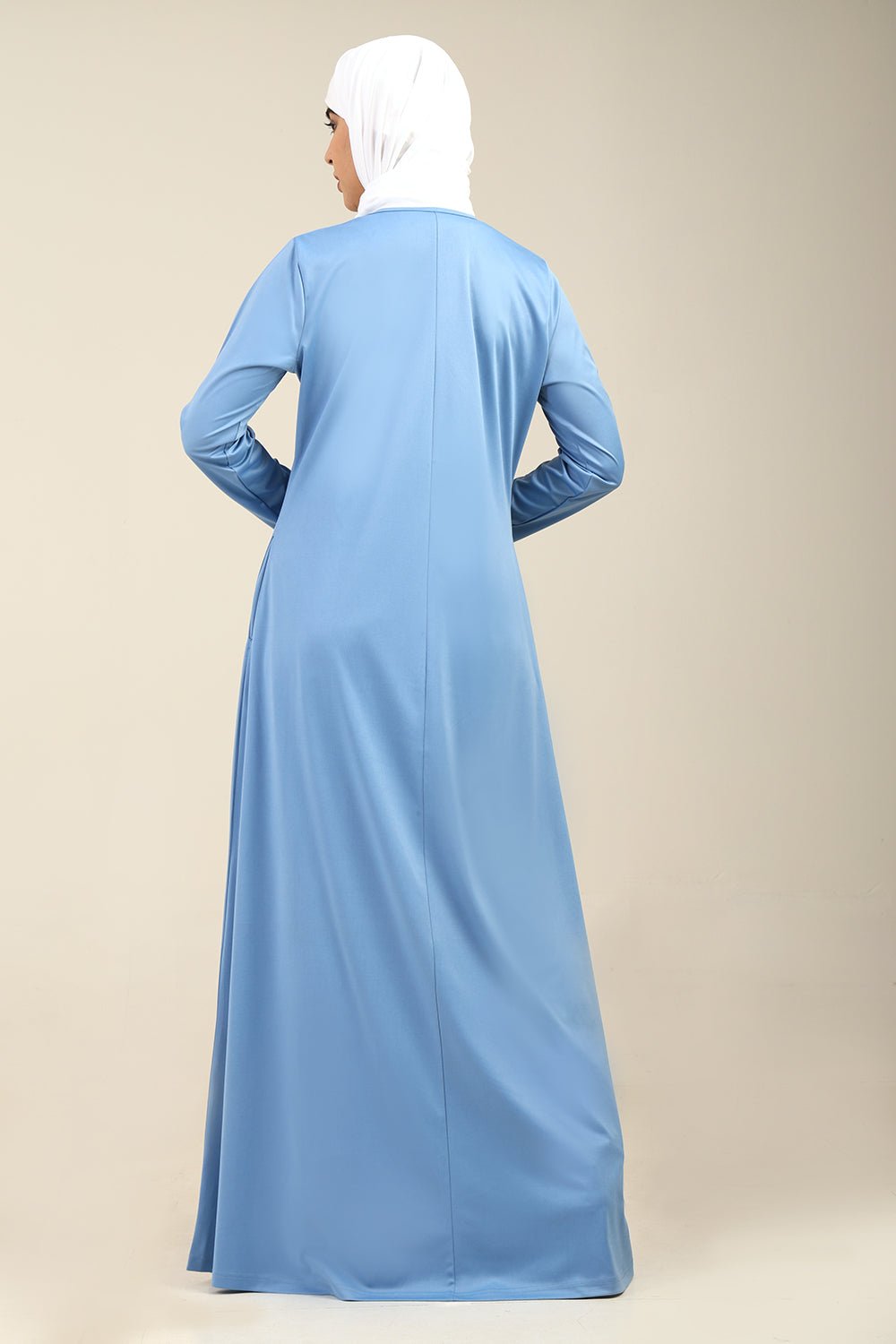 Polyknit A - Line Full Sleeve Uniform Abaya - EastEssence.com