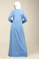 Polyknit A - Line Full Sleeve Uniform Abaya - EastEssence.com