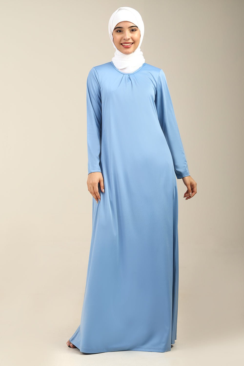 Polyknit A - Line Full Sleeve Uniform Abaya - EastEssence.com