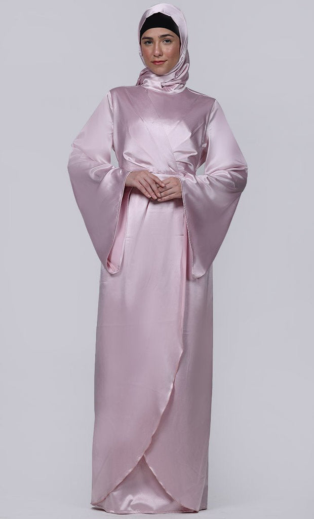 Ramadan Special Amazing Tulip Style Overlaped Abaya - Final Sale - EastEssence.com