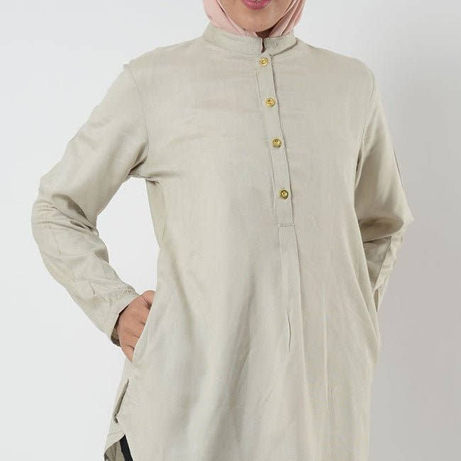 Rayon Gold Button School Tunic - EastEssence.com