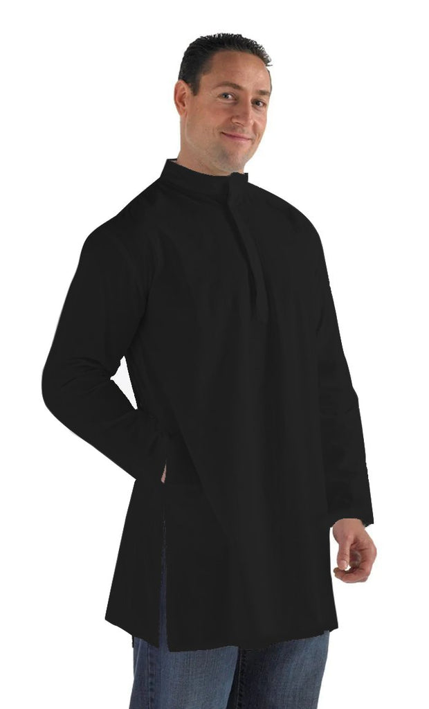 Shafa Men's Kurta - Black - Final Sale - EastEssence.com