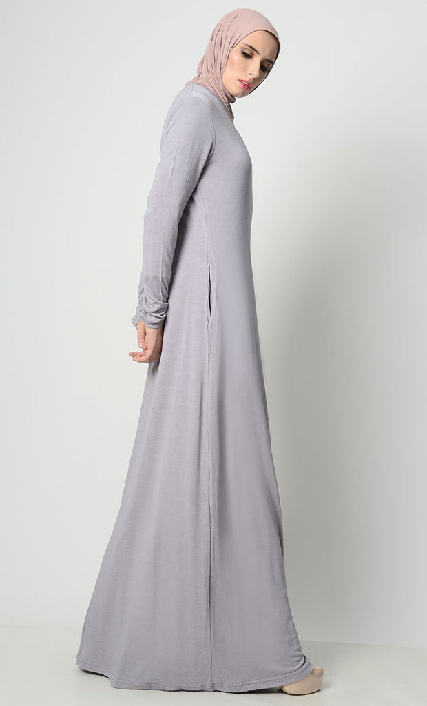 Simple Tee - Shirt Style Abaya - Final Sale - EastEssence.com