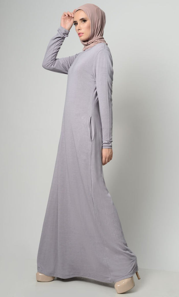 Simple Tee - Shirt Style Abaya - Final Sale - EastEssence.com