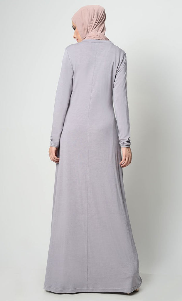 Simple Tee - Shirt Style Abaya - Final Sale - EastEssence.com