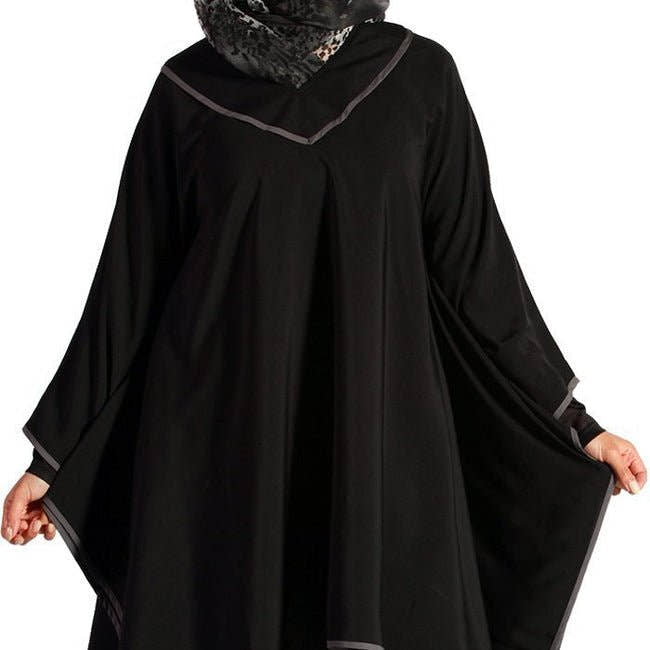 Slip on Black Kaftan Kurti - EastEssence.com