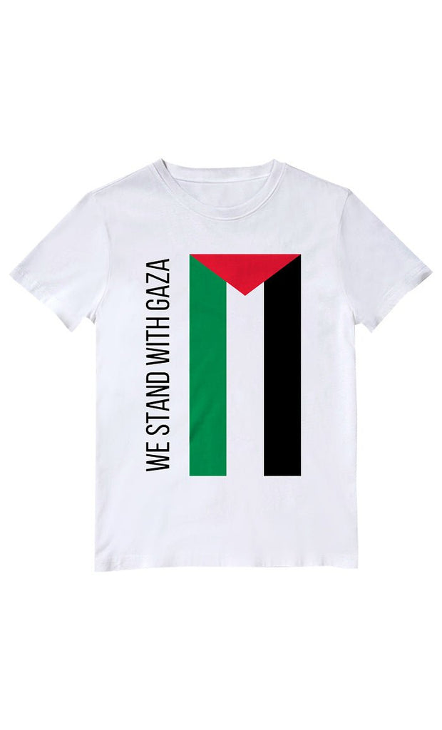 Stand Strong with Gaza Printed T - Shirt - EastEssence.com
