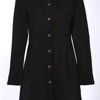 Stylish Front-Open Fleece Jacket With Pockets - EastEssence.com