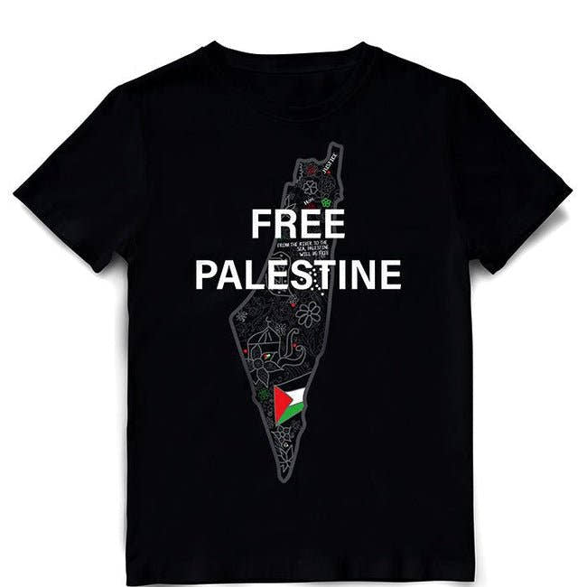 Supporting Palestinian Liberation T-Shirt - EastEssence.com