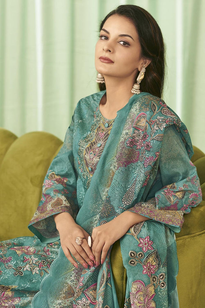 Traditional 3 - Piece Salwar Kameez set for Women - EastEssence.com