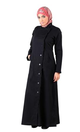 Trench Coat Style Button Down Abaya Dress - Final Sale - EastEssence.com