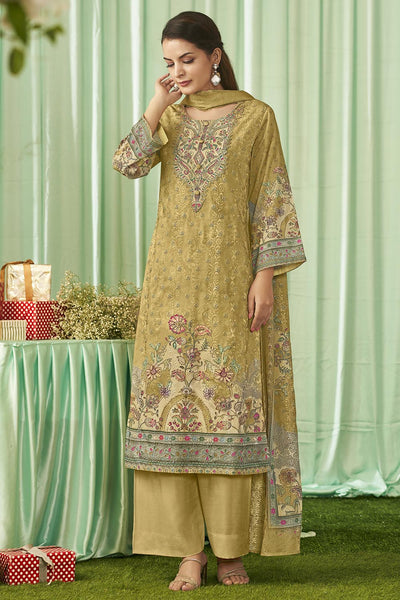 Trendy Printed Cotton Kameez Set with Dupatta for Women - EastEssence.com