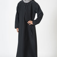 Uniform Abaya- Kids Size (Grey) - EastEssence.com