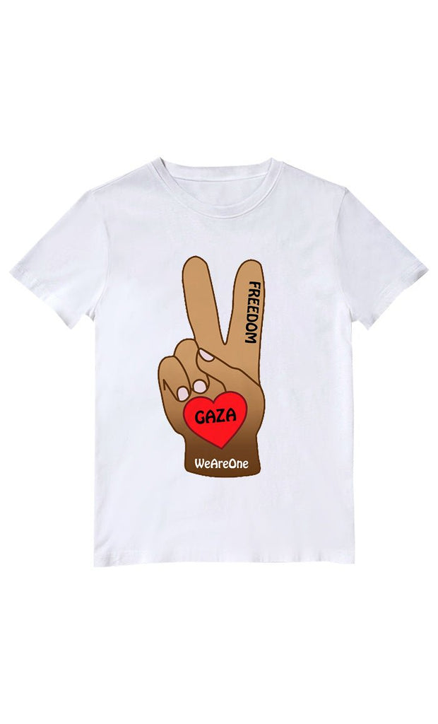 "Unity For Peace in Gaza" Printed T - shirt - EastEssence.com
