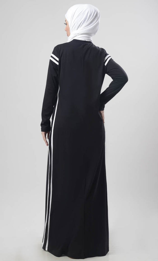 Warm Winter Jersey Abaya - Final Sale - EastEssence.com