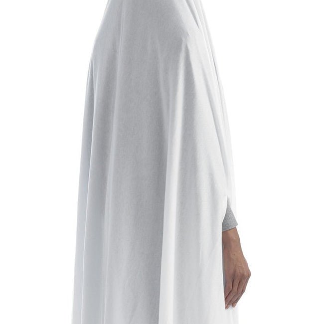 White Khimar-Long Prayer Women's Hijab - EastEssence.com