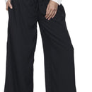 Wide Legged Smocked And Ruffled Women'S Pants - EastEssence.com