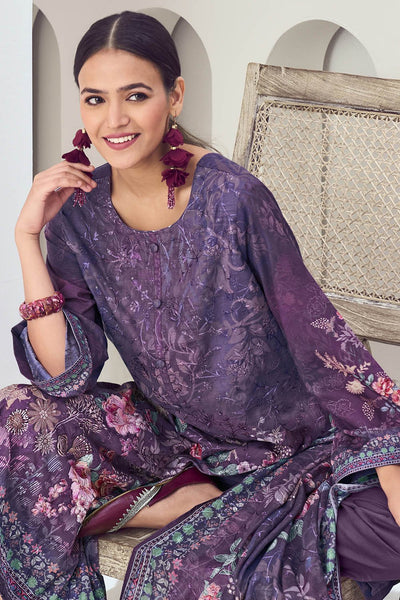 Women’s Cotton Printed A - Line Suit Set - EastEssence.com
