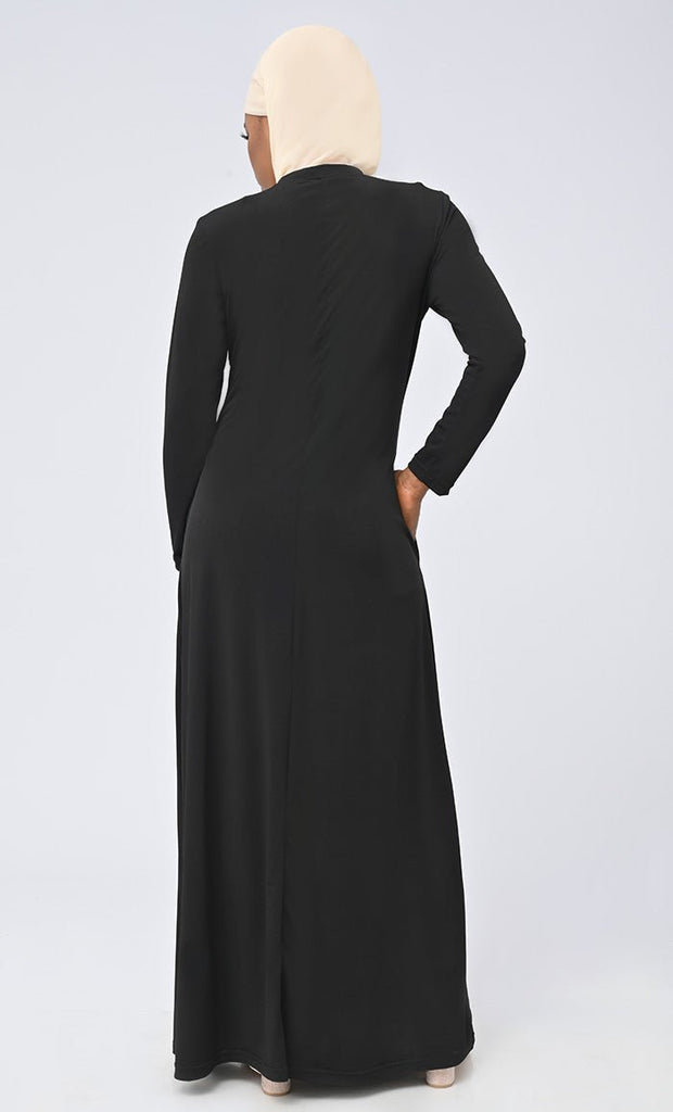 Women's Long Length Black Lining - Final Sale - EastEssence.com