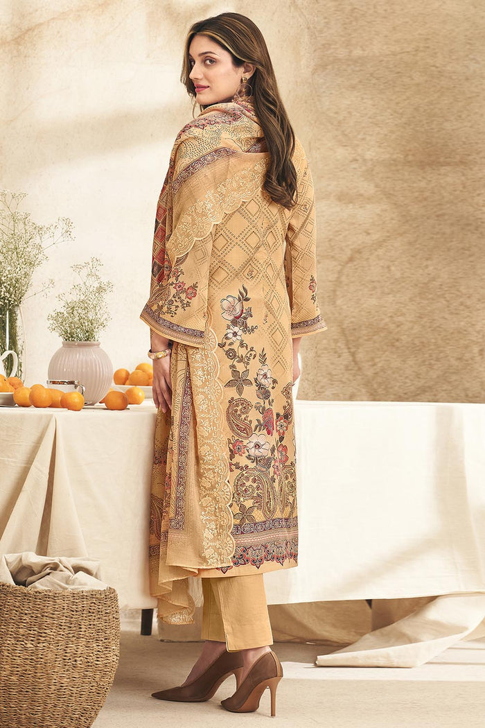 Women’s Printed Casual Kameez Pant Set with Dupatta - EastEssence.com
