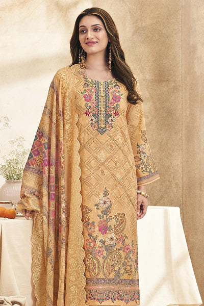 Women’s Printed Casual Kameez Pant Set with Dupatta - EastEssence.com