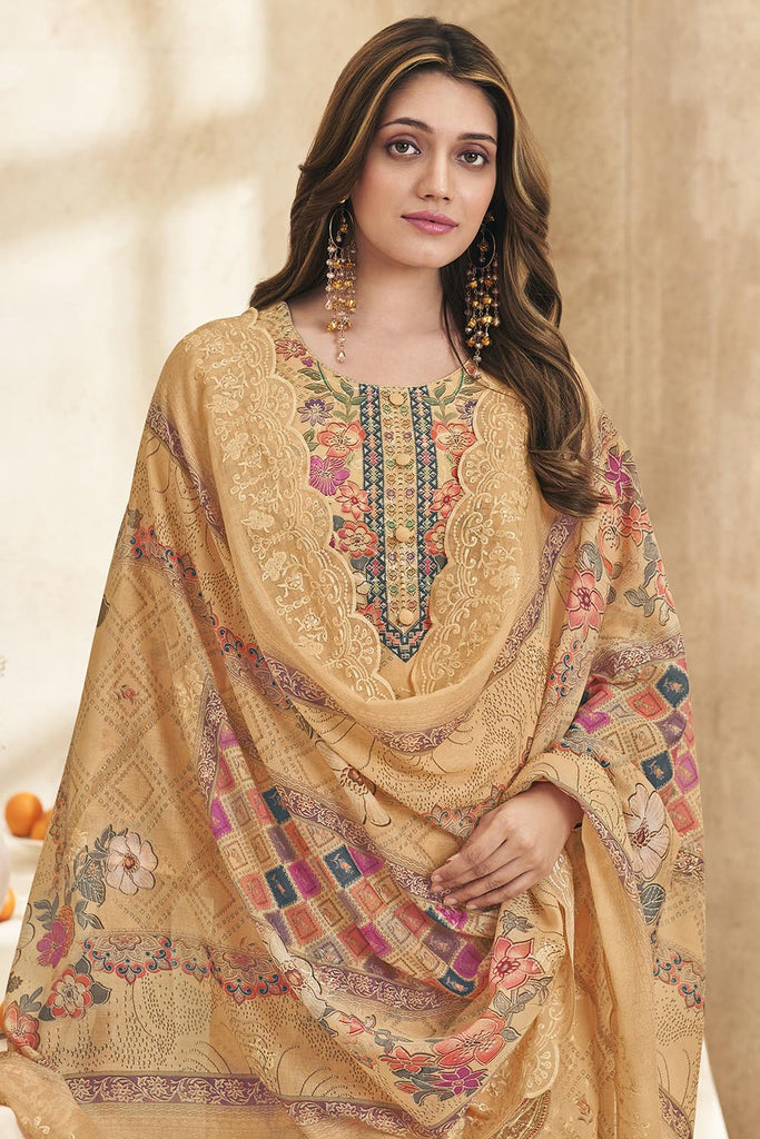 Women’s Printed Casual Kameez Pant Set with Dupatta - EastEssence.com