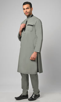 Yasin Modest Muslim Mens Kurta Pajama Set